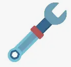 Ratchet Wrench & Socket Icon